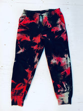 Load image into Gallery viewer, Oxydye Red and Turquoise Smash Joggers
