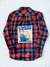 Load image into Gallery viewer, We Can Do It! OG Bleach Dye Flannel
