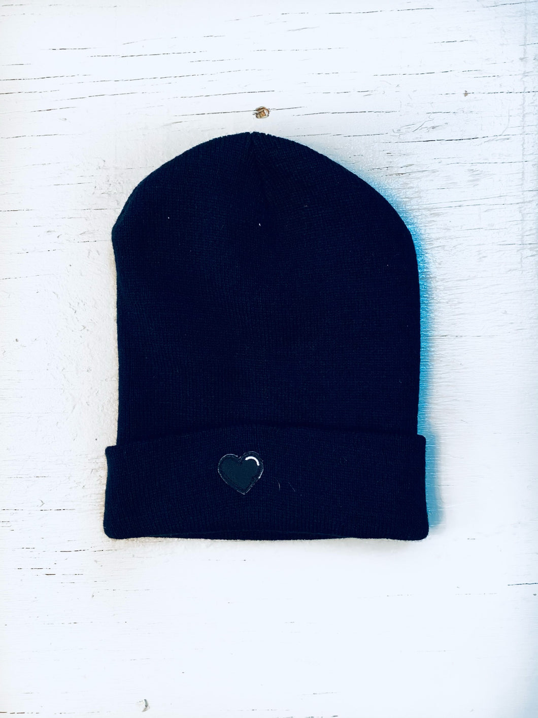OG Black Hat with Black Heart